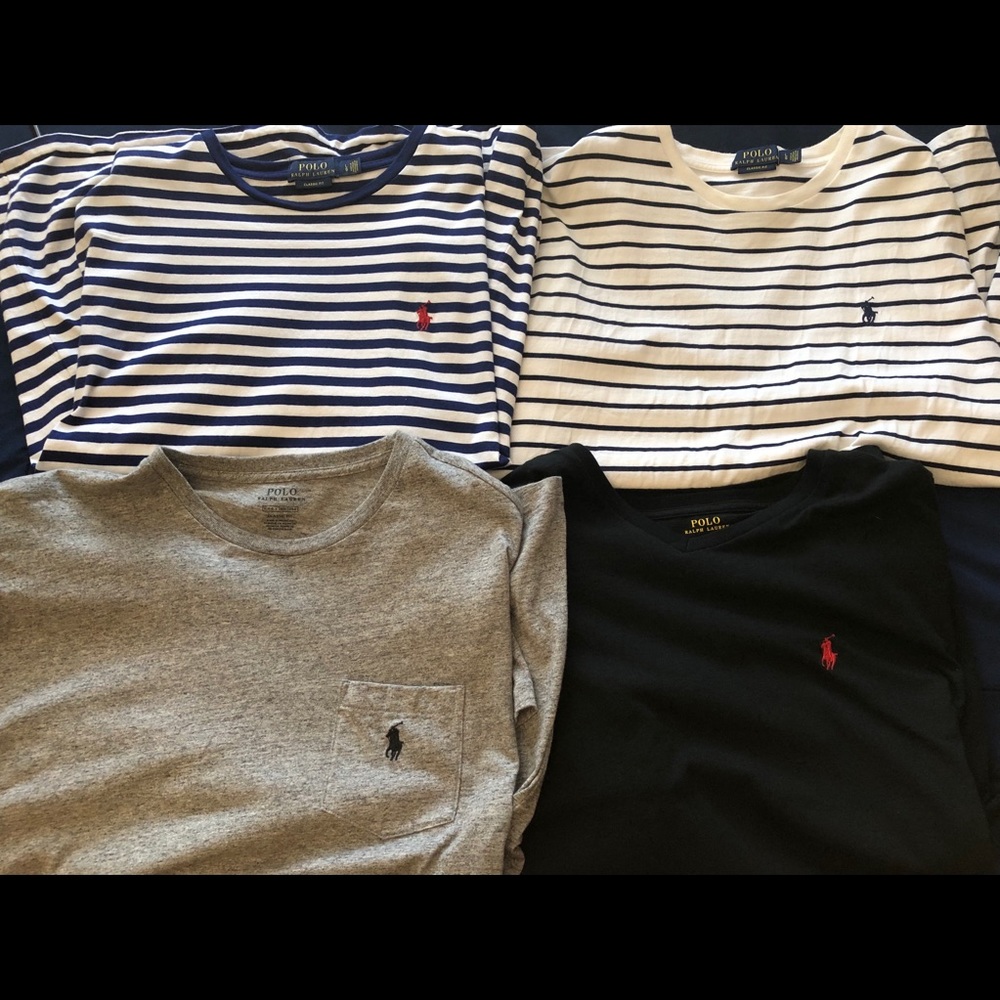 Ralph Lauren 5 t shirt bundle